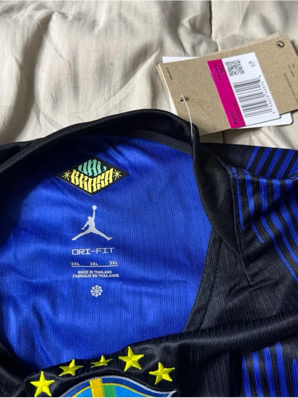 VINI JR. #7 Men’s Black & Blue Soccer Jersey with Green Accent